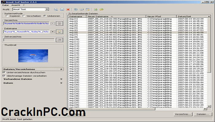 Amok Exif Sorter License Key