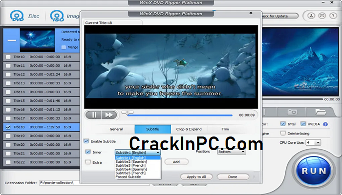 WinX DVD Ripper Platinum License Code