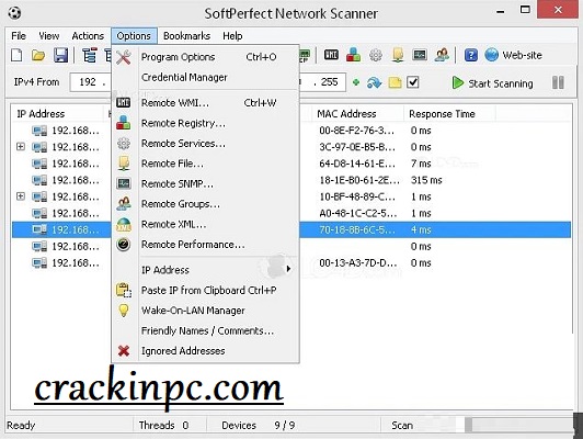 SoftPerfect Network Scanner Registration Key