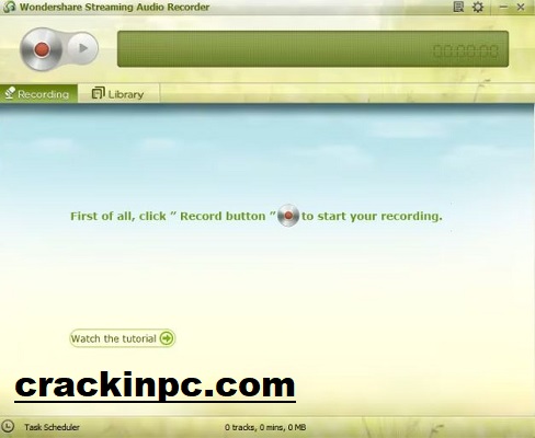 Wondershare Streaming Audio Recorder Crack